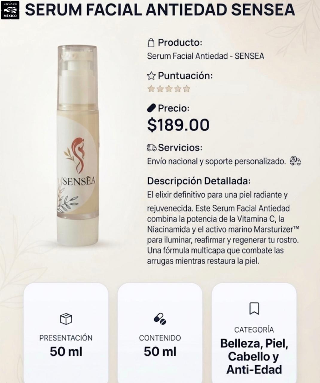 Serum Facial Antiedad
