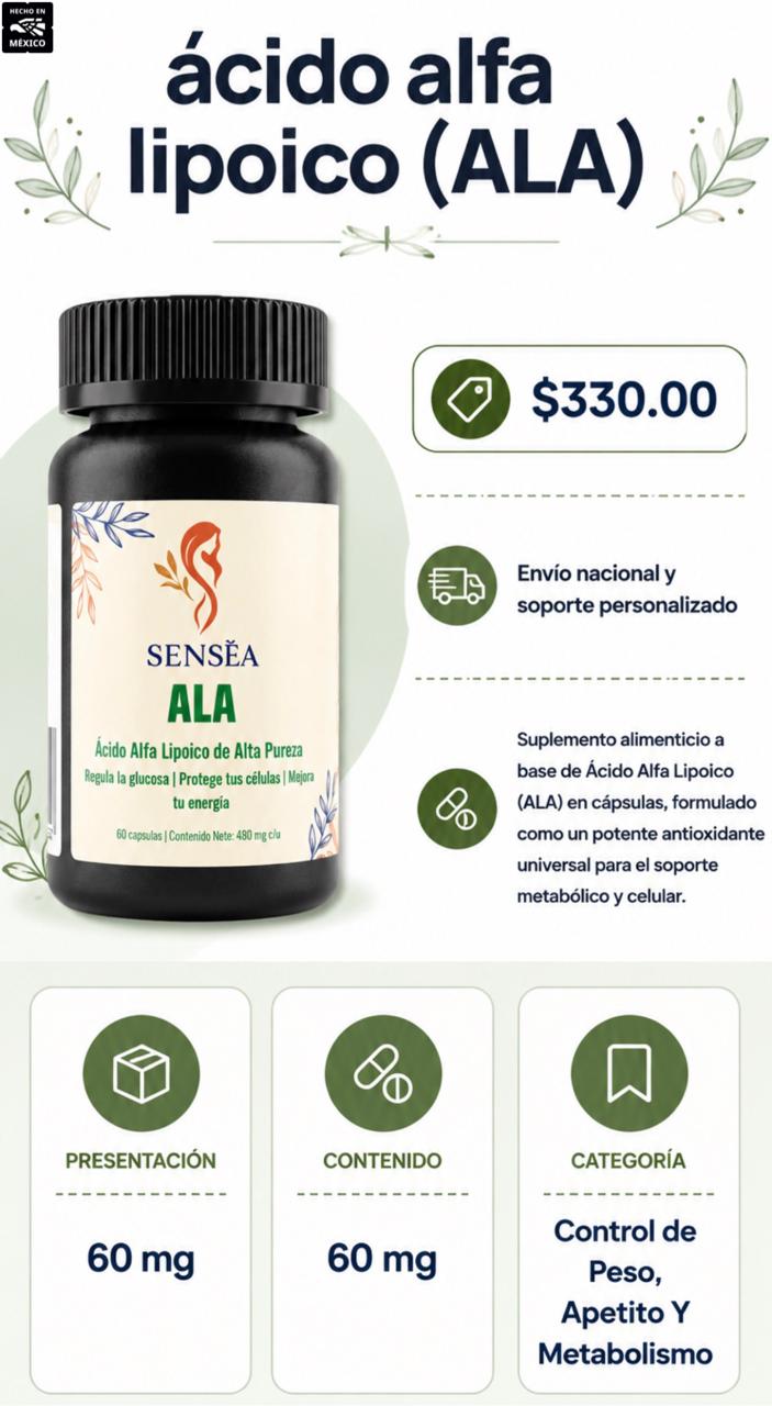 ácido alfa lipoico (ALA)